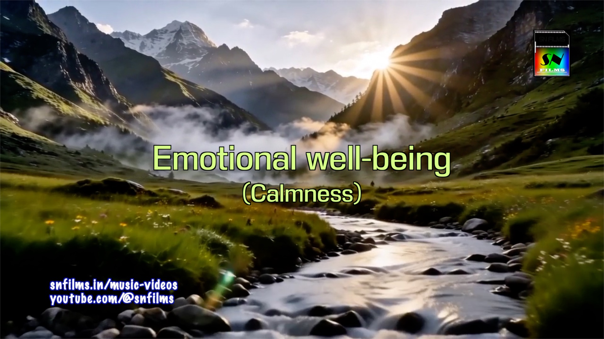 Emotional well-being (Calmness) | SN FILMS