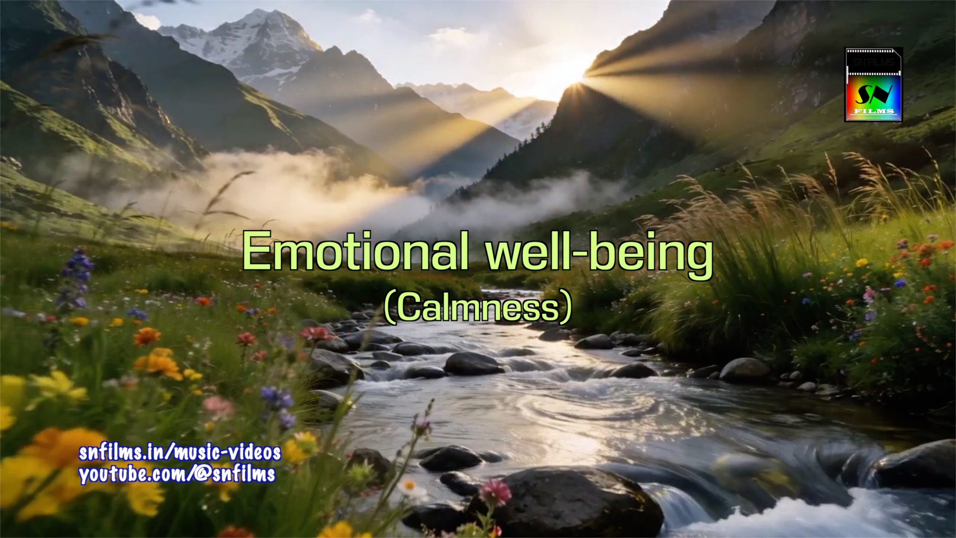 Emotional well-being (Calmness) | SN FILMS
